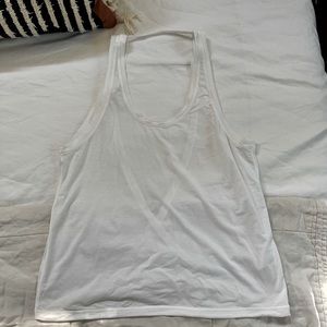 Lululemon size 10/12 white tank top